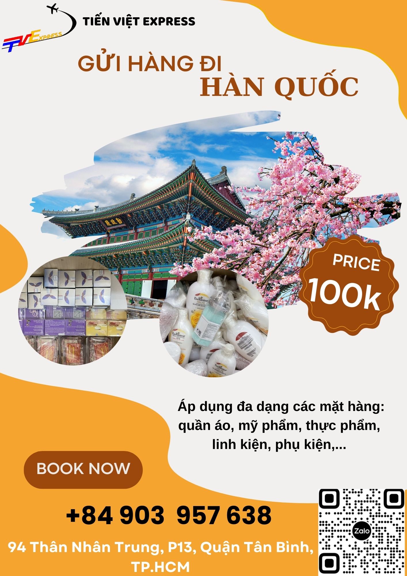 Gửi hàng đi Hàn Quốc